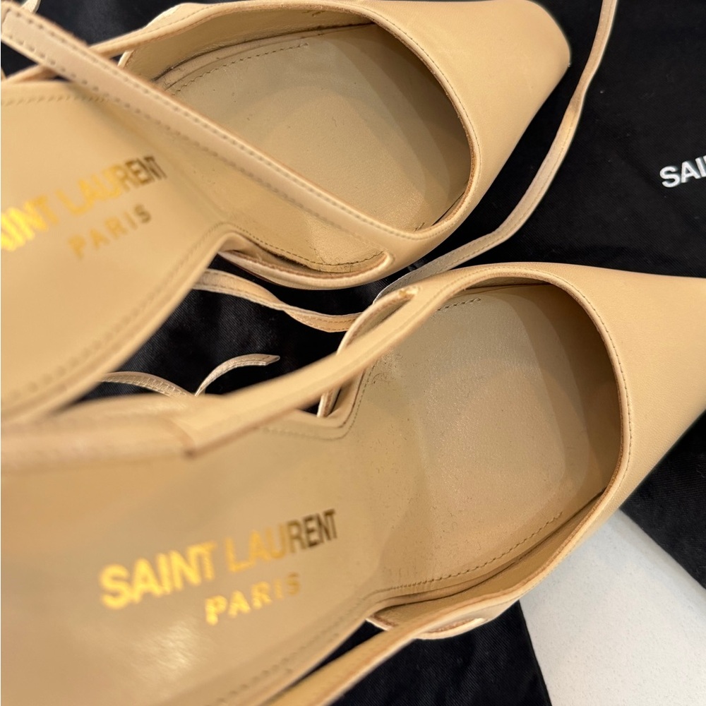 Saint Laurent Blade Slingback Heels - Picture 4 of 11
